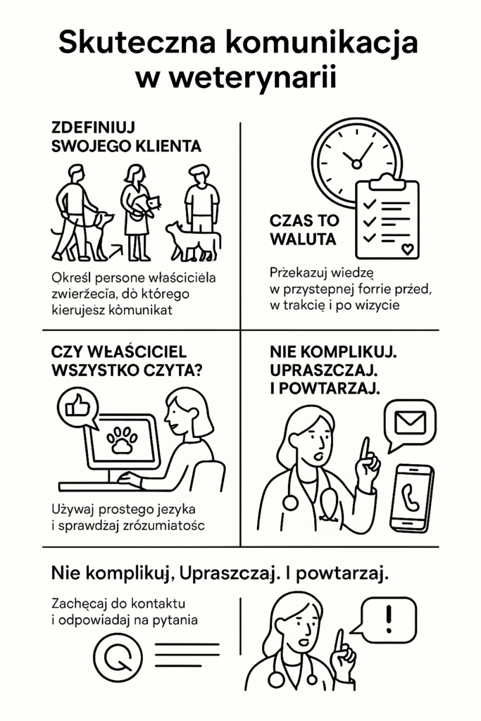 marketing usług weterynaryjnych infografika